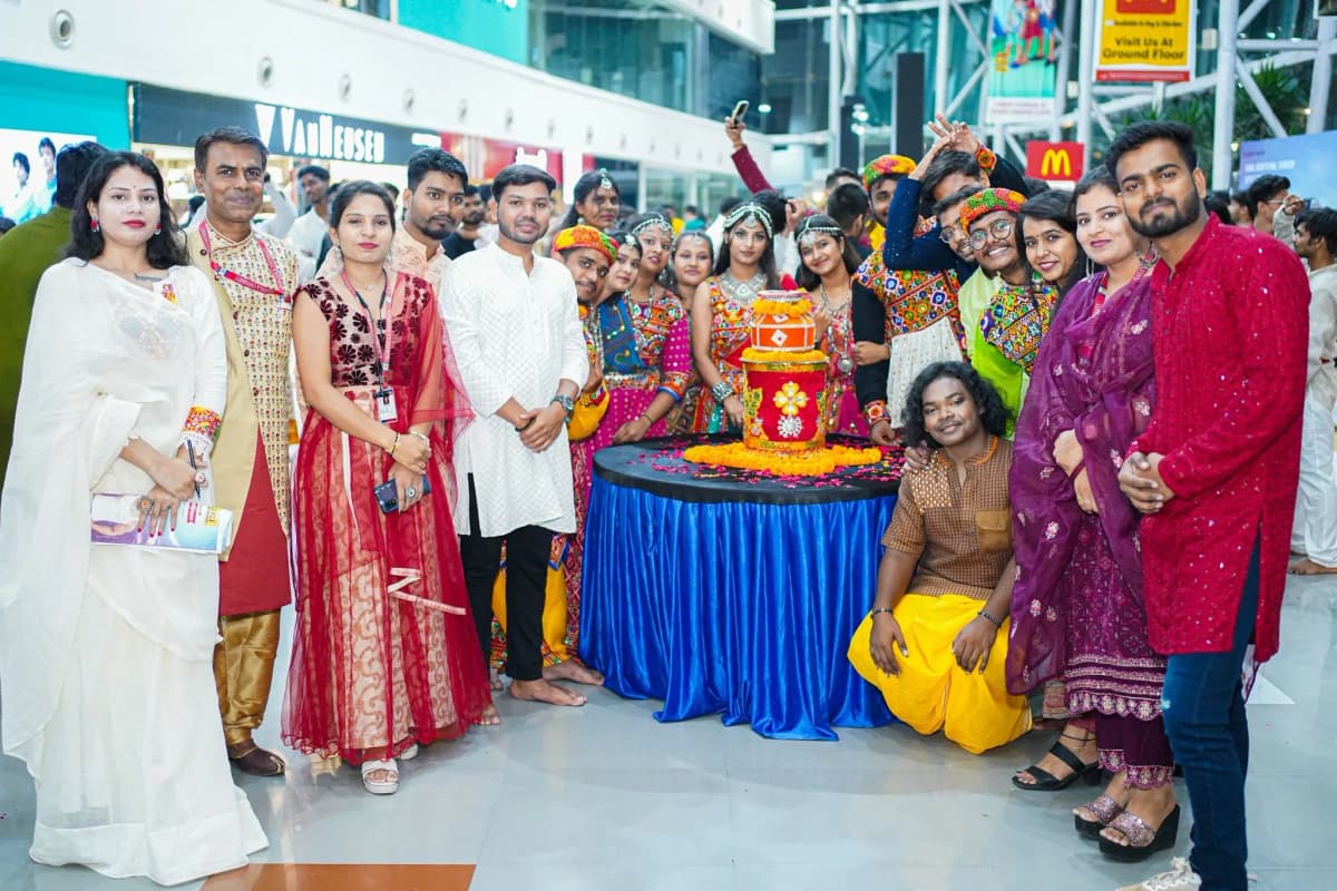 Kalinga University Dandiya Activities