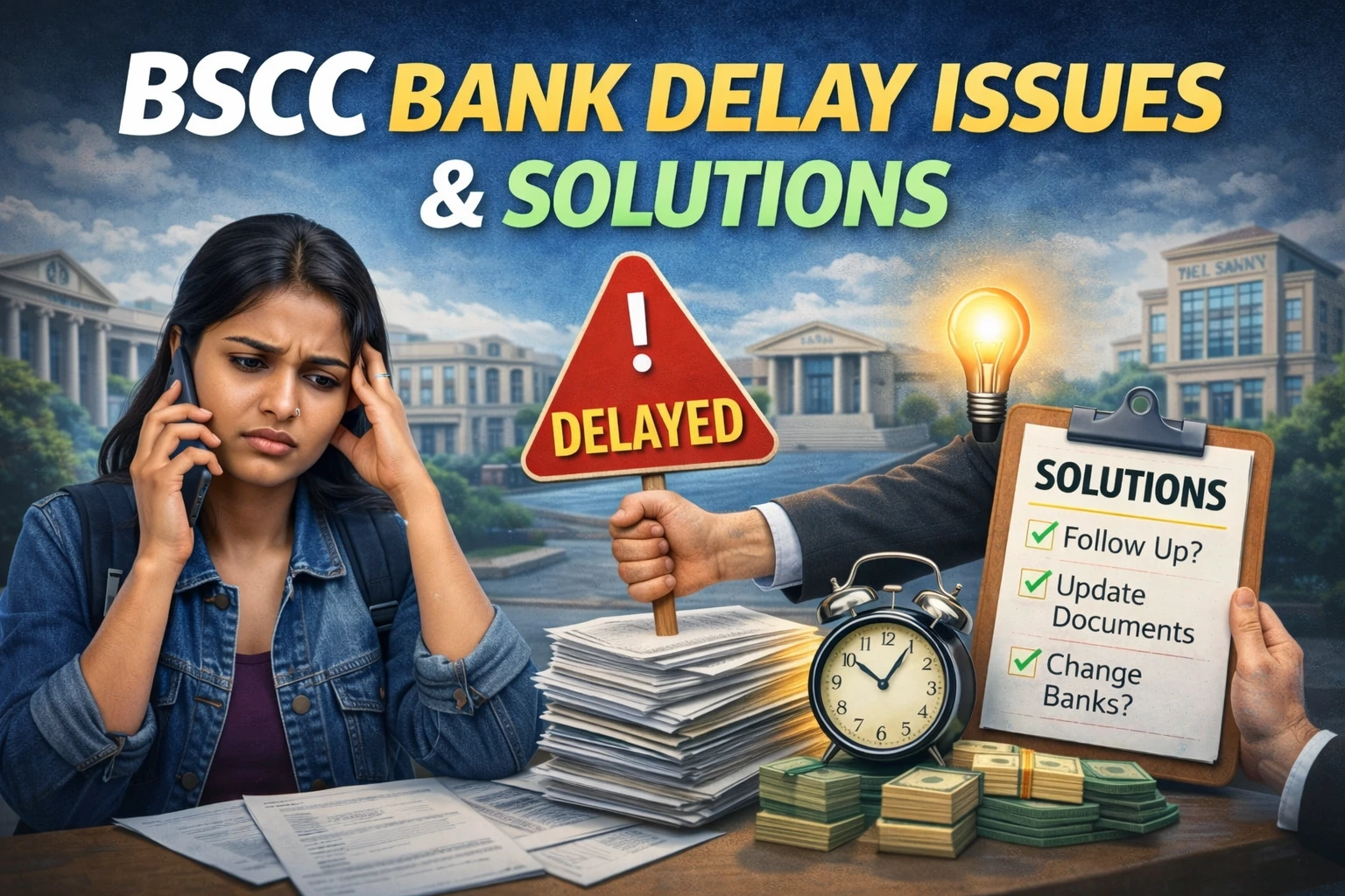 BSCC bank delay issues and solutions