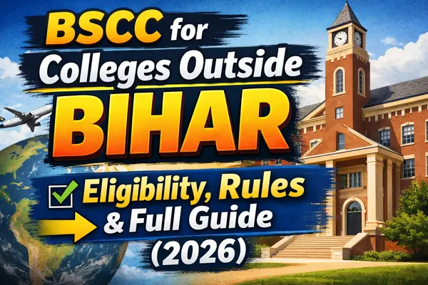 BSCC for colleges outside Bihar – eligibility, rules, and full guide for 2026