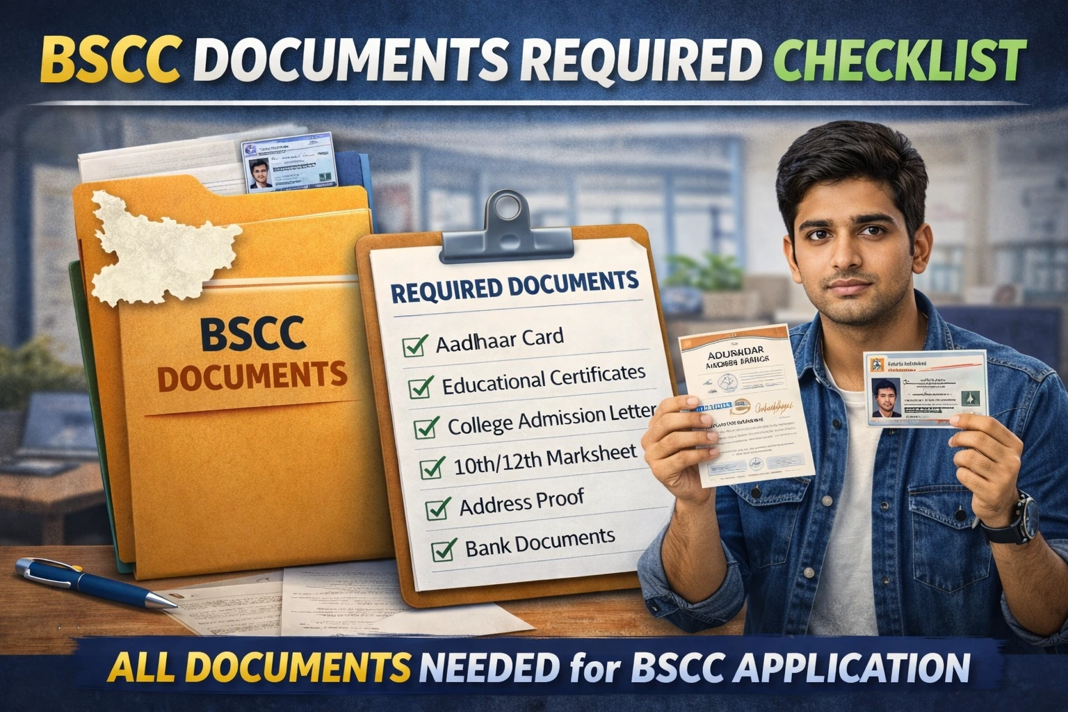 BSCC documents required checklist