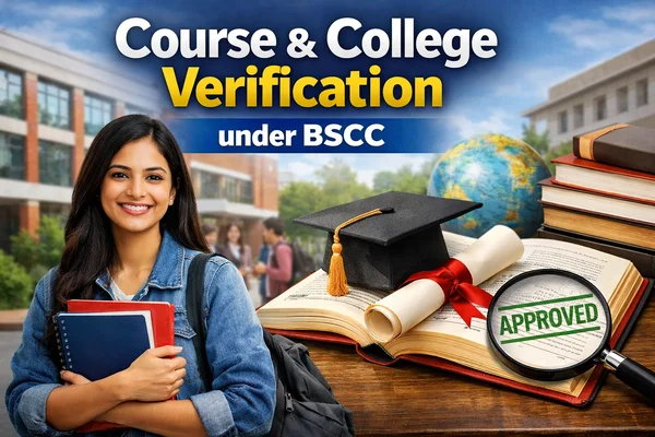 Course and college verification under BSCC