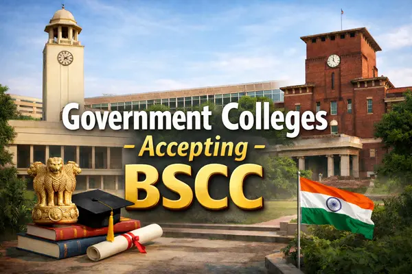 Government colleges accepting BSCC